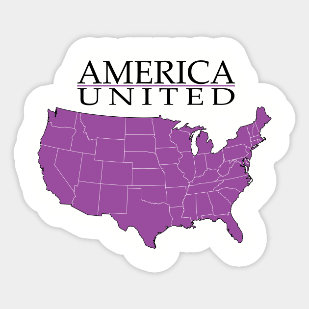 America United Sticker by Ottie and Abbotts